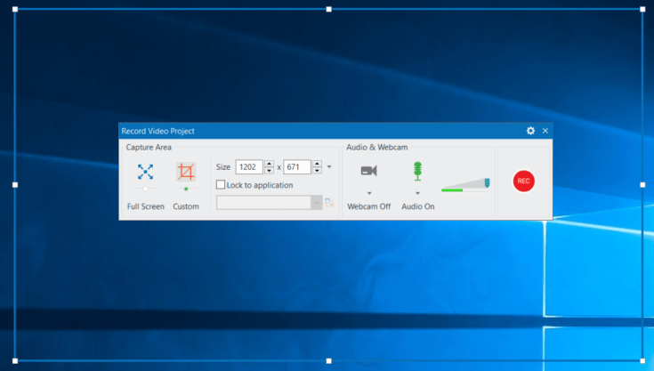 Công cụ quay video màn hình của ActivePresenter