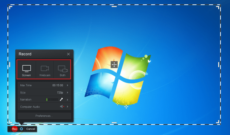 Phần mềm quay video màn hình Screencast O Matic